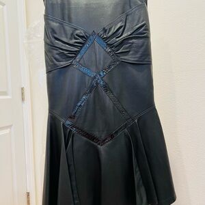 Leather skirt